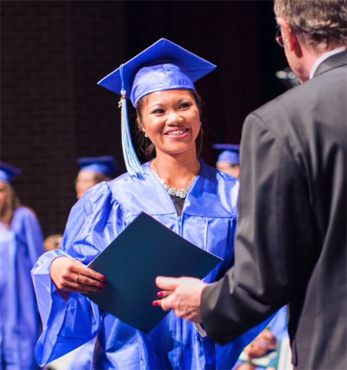 ABE student graduates 